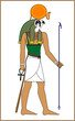 WEB ART DESIGN AMON RE DRAWING EGYPT GODS VECTOR010