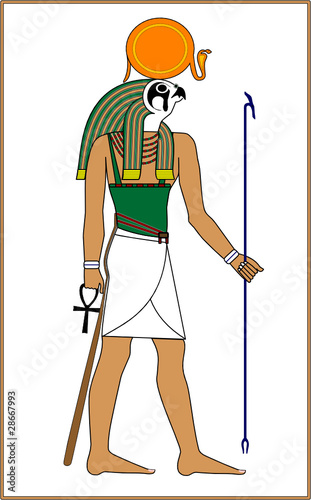 WEB ART DESIGN AMON RE DRAWING EGYPT GODS VECTOR010 Stock Vector ...