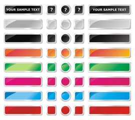 Poster - VECTOR WEB ICON SET 1