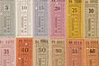 Assortment Of Old Bus Tickets