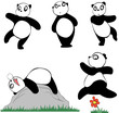 panda vector set 1