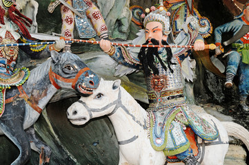  Chinese Mythical Warrior On Horseback