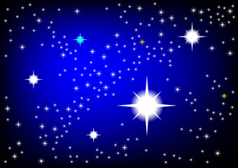 Wall Mural - Blue universe
