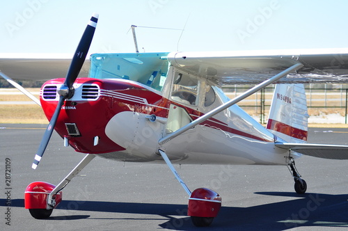 Obraz Dibond Cessna 140 Ramp