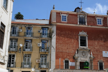 Wall Mural - Portugal, quartier de Baixa à Lisbonne