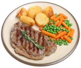 Sticker - Juicy Sirloin Steak Dinner