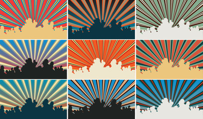 Wall Mural - color sky