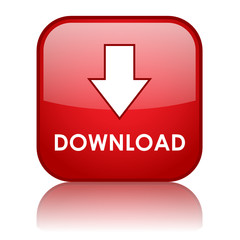 DOWNLOAD Button (arrow save free internet web online upload red)