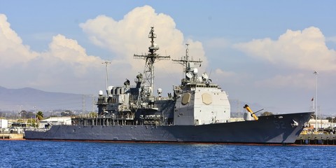 US Navy Battle Ship