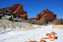 Entrance To The Garden Of The Gods Park