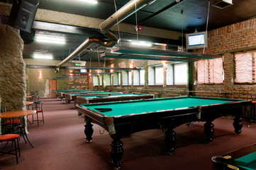 Wall Mural - Billiard room