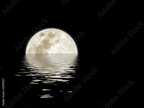 Obraz księżyc  ksiezyc-nad-woda