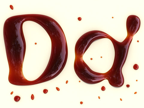 Blood blob font