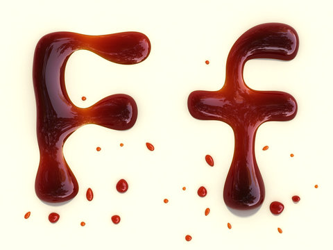 Blood blob font