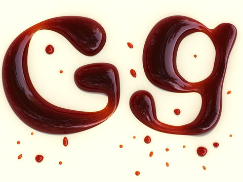 Blood blob font