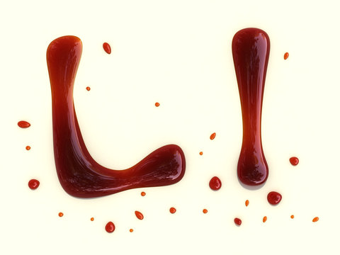 Blood blob font