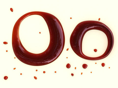 Blood blob font