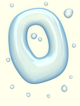 Water blob font