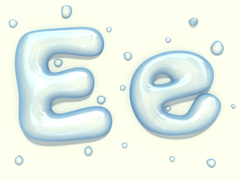 Water blob font