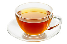 Cup With Tea Isolated On A White Background.