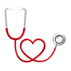 Stethoscope In Shape Of Heart