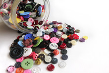 Spilled Jar Of Buttons