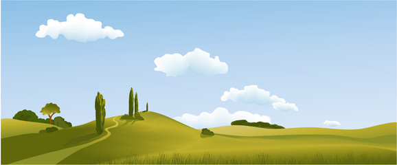 spring landscape