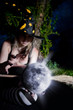 Witch with magic sphere