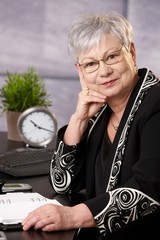 Wall Mural - Portrait of senior businesswoman