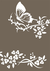 Floral & Butterfly pattern