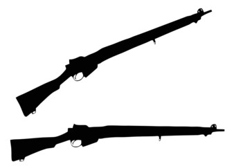 Weapons Silhouette Collection - Firearms