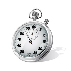 Vector illustration of stopwatch