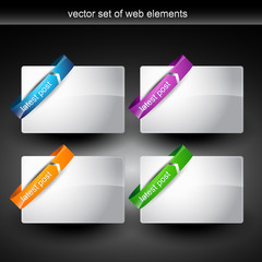 Wall Mural - web elements