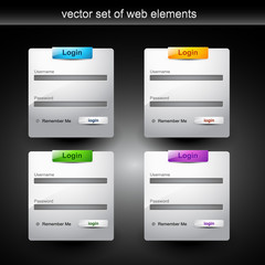 Wall Mural - web login