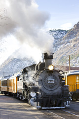 Sticker - Durango   Silverton Narrow Gauge Railroad, Colorado, USA