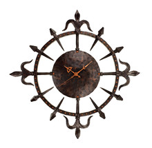 Wrought Iron Wall Clock