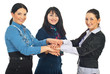 © Gabriel Blaj - United busienss women with hands together