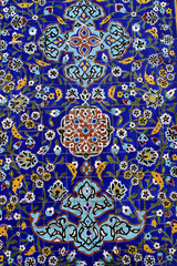 Sticker - Colorful detail from Iranian mosque in Dubai