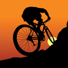 Wall Mural - Cyclist