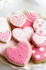 Wall Mural - valentine cookies