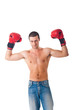 © Minerva Studio - Young man with boxing gloves isolated on white