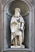 Leonardo Davinci Statue Free Stock Photo - Public Domain Pictures