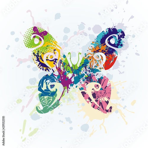 Fototapeta do kuchni vector butterfly