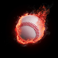 Baseball In Flames
