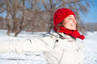 © Aleksandar Todorovic - Happy young woman on the snow sunny day