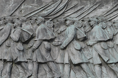 Fotografía Civil War Calvary Statue