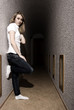 © Milles Studio - young girl posing in the  corridor