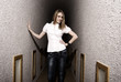 © Milles Studio - young girl posing in the  corridor