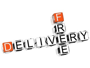 Poster - Free Delivery Crossword