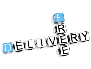 Poster - Free Delivery Crossword